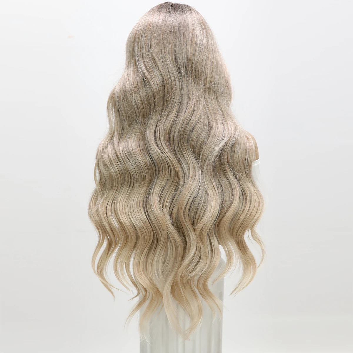 13×4 Lace Front Wig | Brown Gradient | Heat Resistant Synthetic | 30"