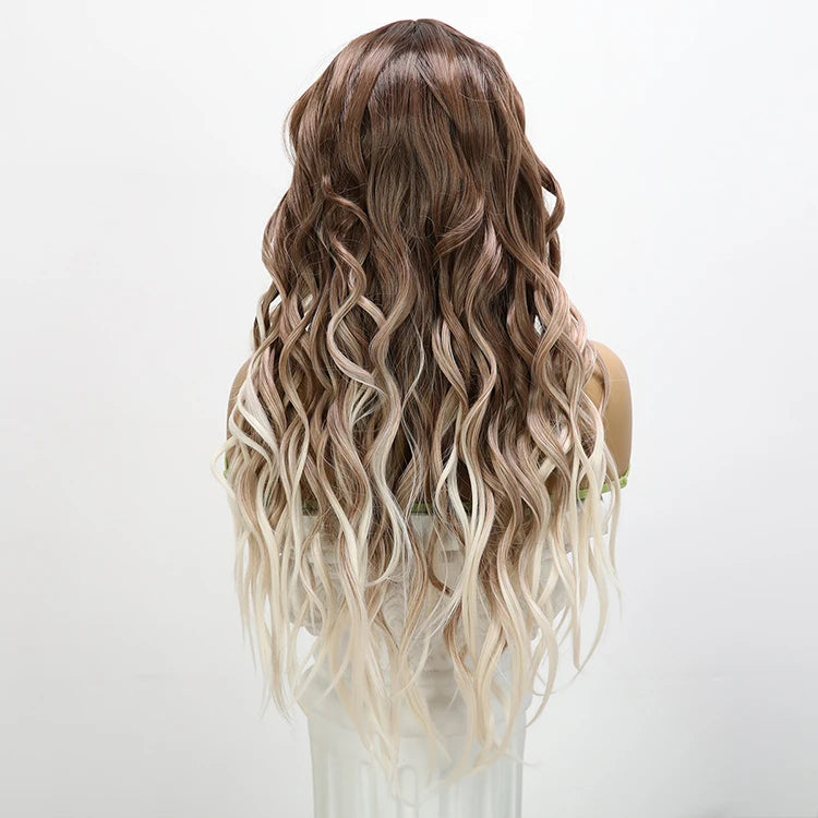 Willow | Long Body Wave Synthetic Lace Front Wig – 28 Inch | 180% Density