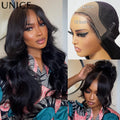 Luna | Loose Wave HD Lace Front Wig with Curtain Bangs – 13x4 | Remy Human Hair | 16–24 Inch