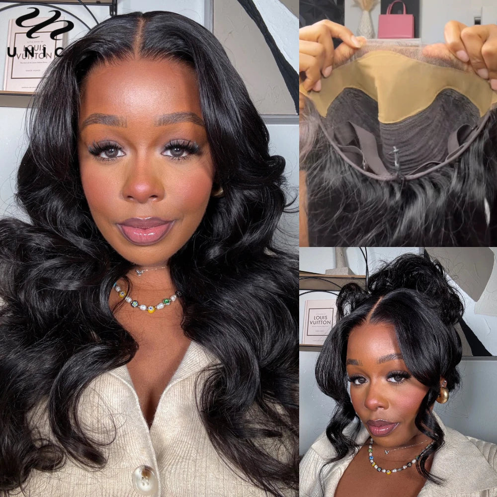 Luna | Loose Wave HD Lace Front Wig with Curtain Bangs – 13x4 | Remy Human Hair | 16–24 Inch