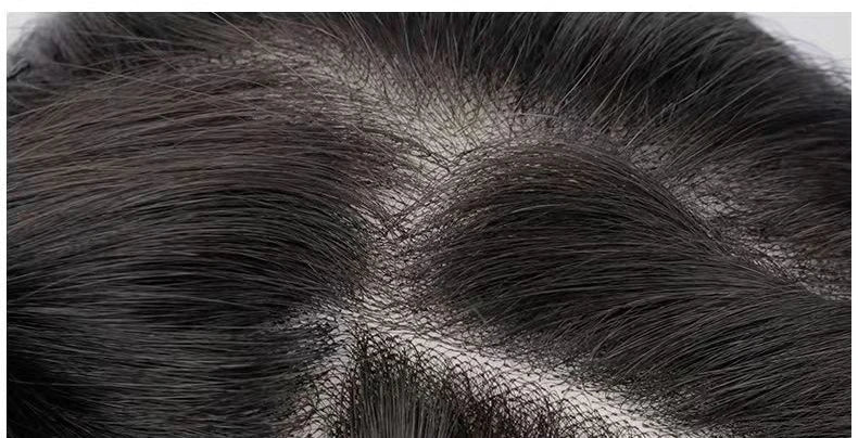Monarch | Straight Human Hair Topper – Fine Mono Base | Center Part | 130% Density | European Remy | 14–16 Inch
