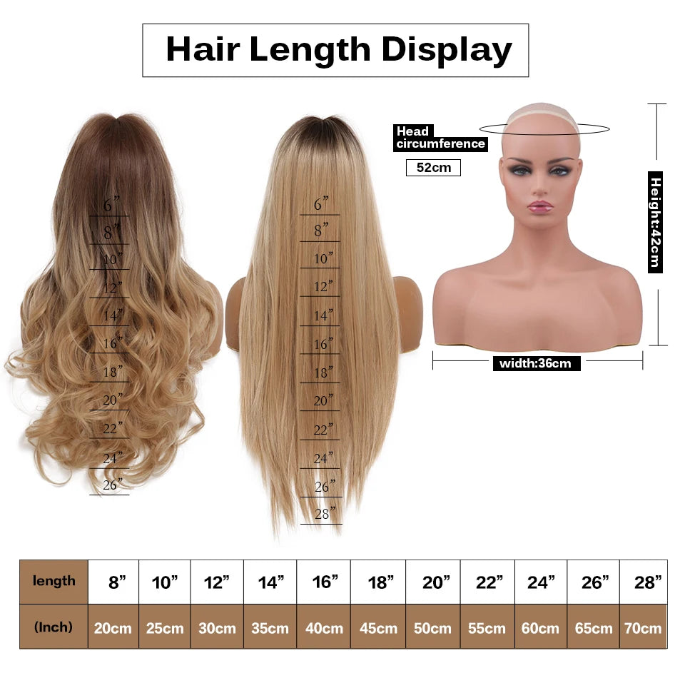 EASIHAIR Brown Mixed Blonde Synthetic Wigs with Bang Long Natural Wavy Hair Wig for Black Women Daily Cosplay Use Heat Resistant