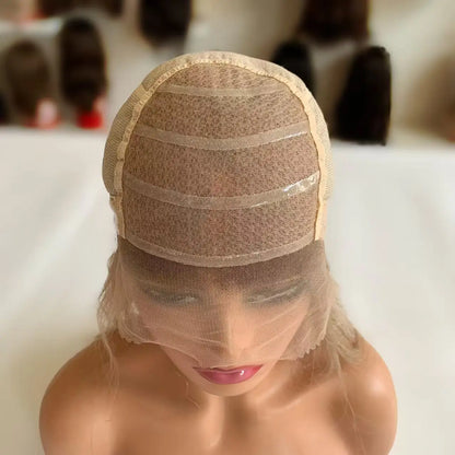 Serenity | Glueless Silk Top Silicone Cap Medical Wig – Ash Blonde | Virgin European Human Hair | Alopecia & Hair Loss