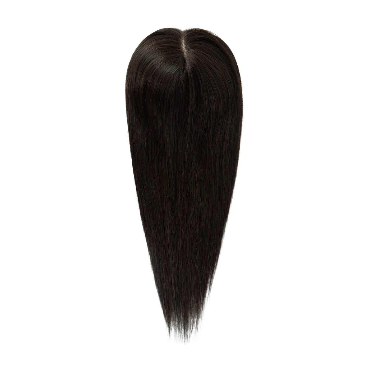 Crown | Straight Human Hair Topper – 7.5x7.5 inch Silk Top Base | Free Part | 120% Density | Remy | 12–18 Inch