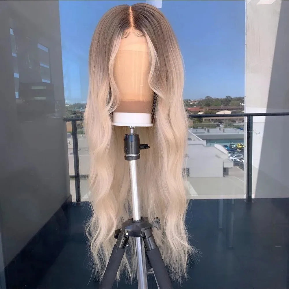 Lumi | Ombre Blonde Loose Wave Lace Front Wig – 13x4 / 13x6 / 360 / Full Lace | 180% Density | Human Hair | 12–22 Inch