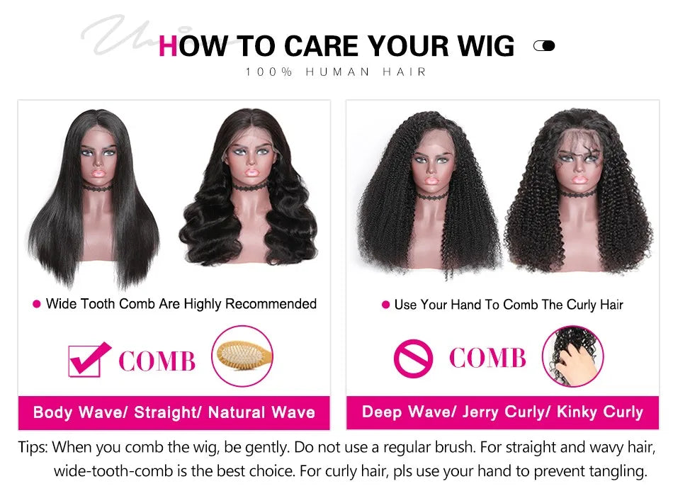 Luna | Loose Wave HD Lace Front Wig with Curtain Bangs – 13x4 | Remy Human Hair | 16–24 Inch