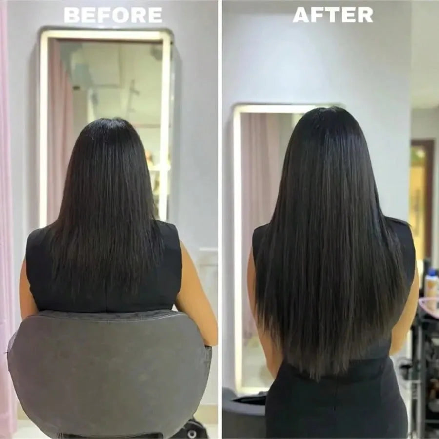 28 Inch Straight Clip-In Hair Extensions – 8pcs | 100% Human Hair | Multiple Colours