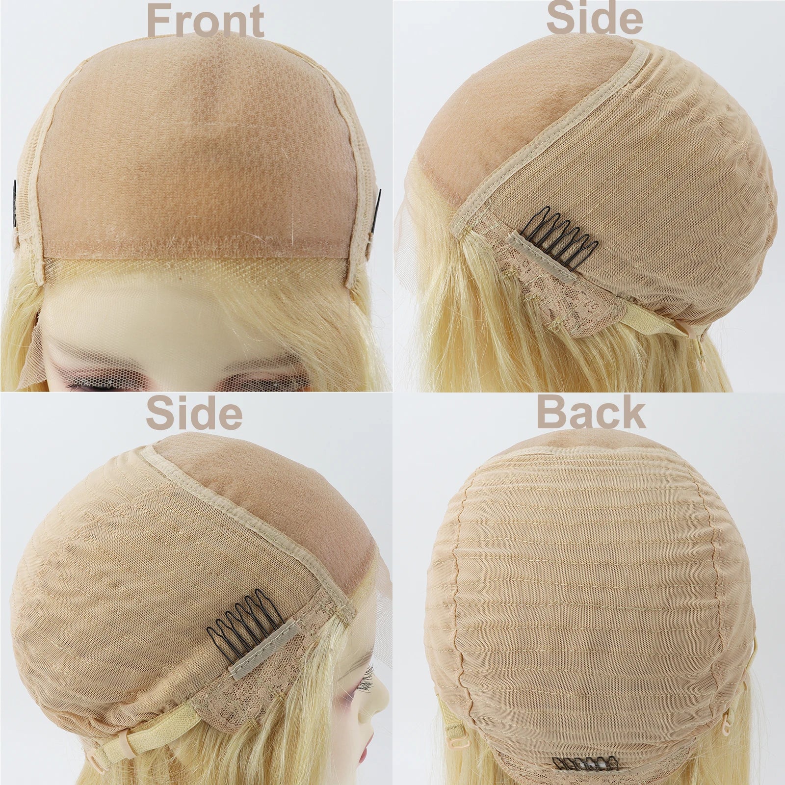 613 Blonde Silk Top 5x5 Closure Wig – European Virgin Hair