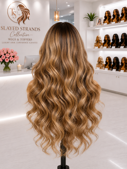 Aurore | Ombre Ash Blonde Body Wave Lace Front Wig – 13x4 / 13x6 HD Lace | 100% Brazilian Remy Human Hair | 150% & 180% Density