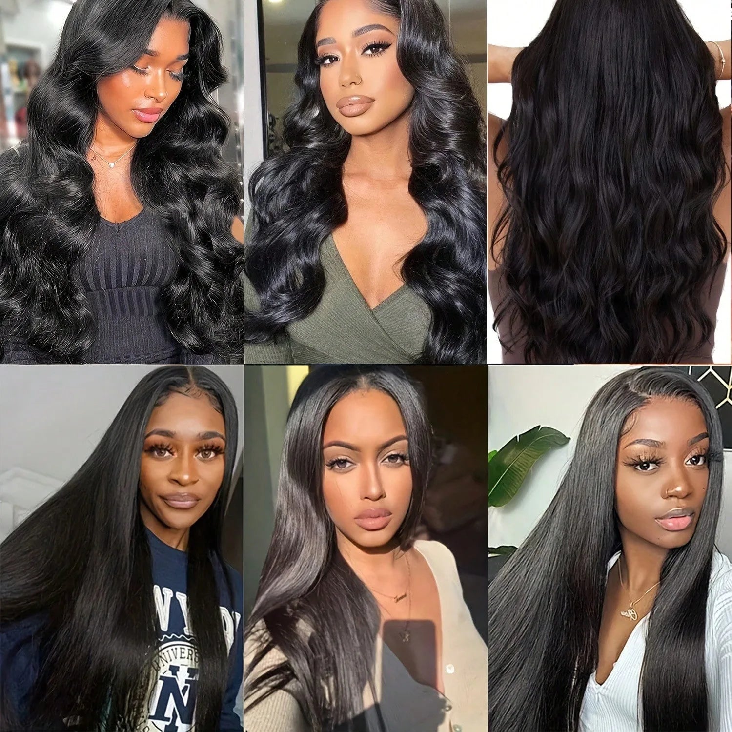 28 Inch Straight Clip-In Hair Extensions – 8pcs | 100% Human Hair | Multiple Colours