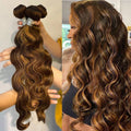 Highlight Ombre Body Wave Hair Bundles – Brazilian Raw Human Hair