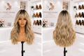 Fawn | Ash Blonde Body Wave Human Hair Wig with Bangs – Brazilian Remy 10A | 150–180% Density | 8–20 Inch