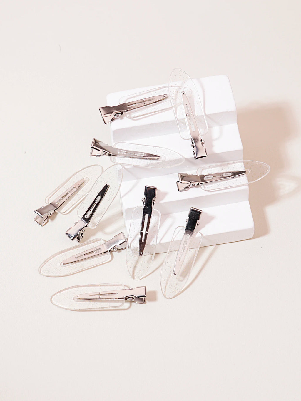 Transparent Hair Clips for Wigs – 10pcs Seamless Styling & Sectioning Clips