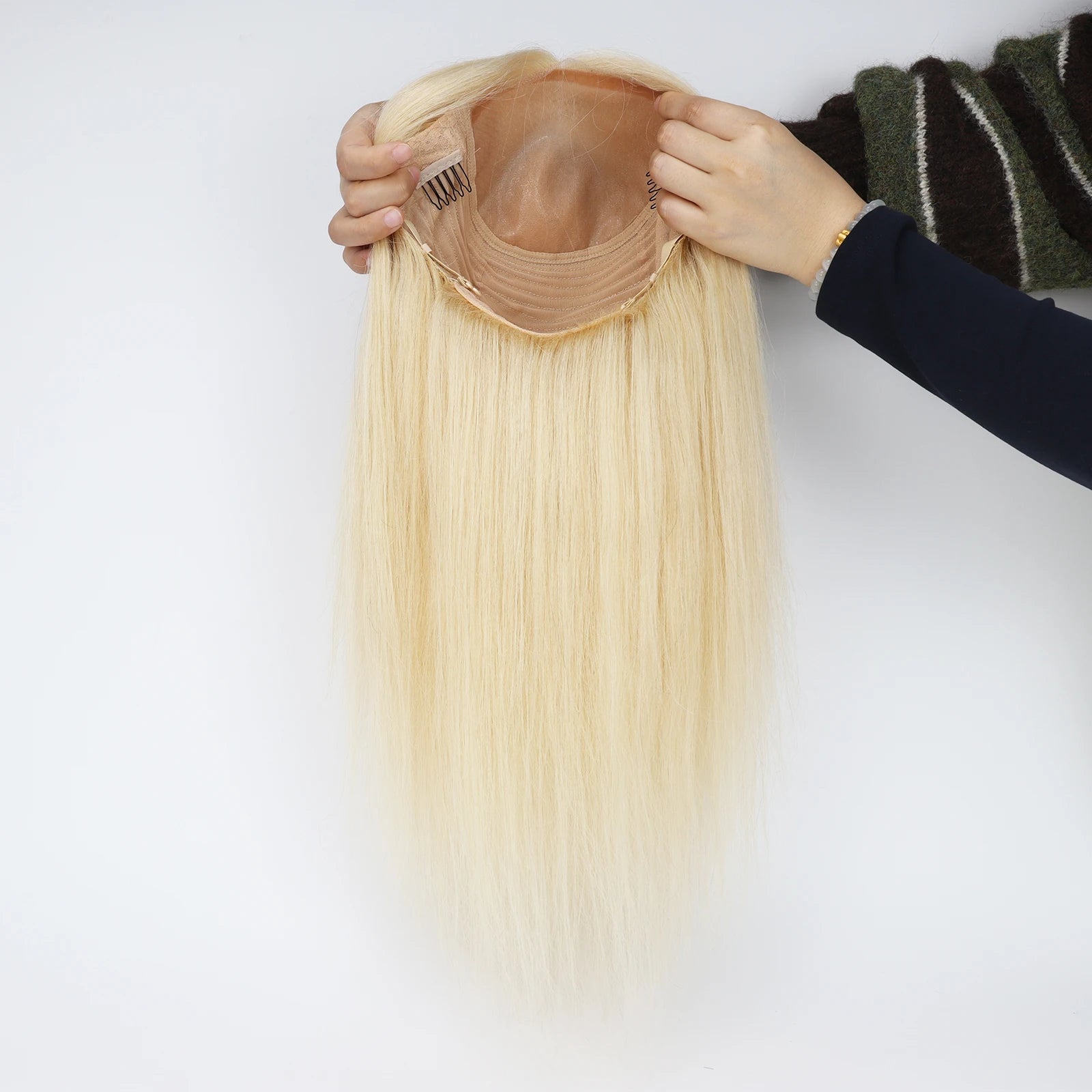 613 Blonde Silk Top 5x5 Closure Wig – European Virgin Hair