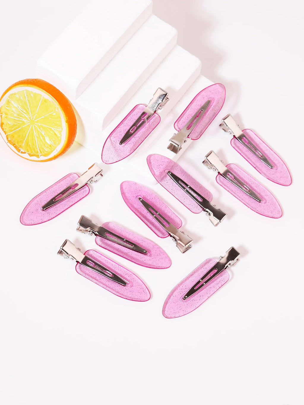 Transparent Hair Clips for Wigs – 10pcs Seamless Styling & Sectioning Clips