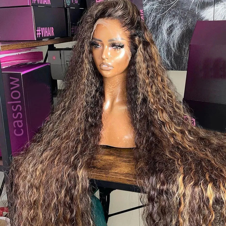 Highlight Ombre Deep Wave 13x6/13x4 HD Lace Front Wig