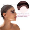 Stretch Velvet Wig Headband Lace Mesh Cap