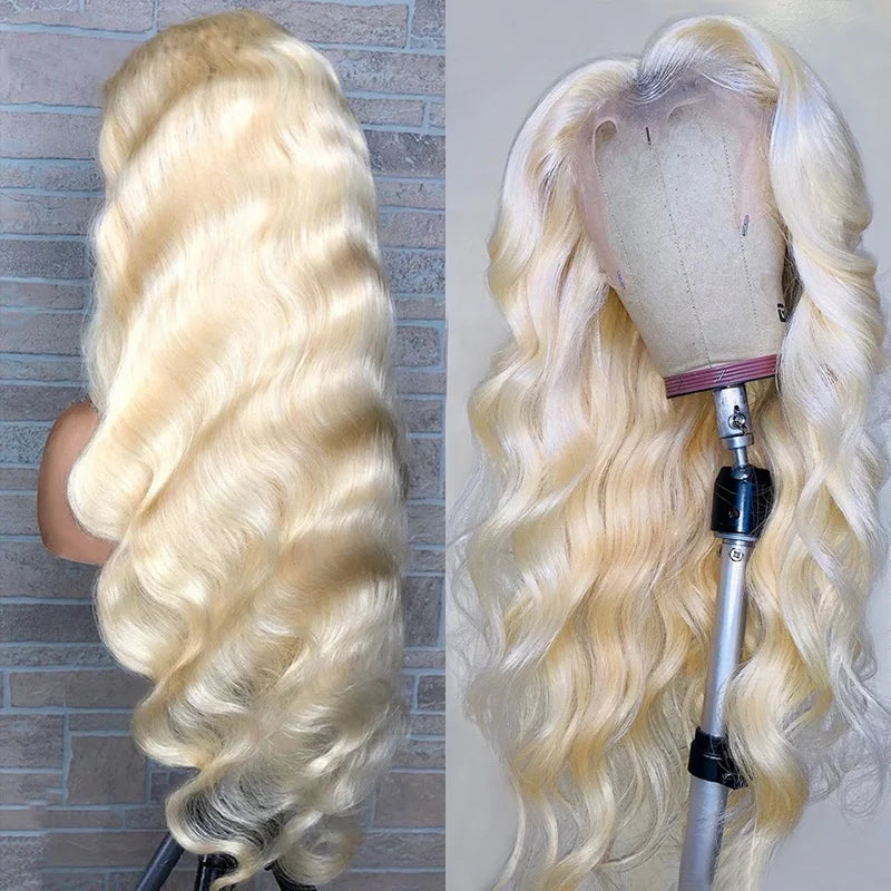 613 Honey Blonde Body Wave 360 HD Lace Wig – Brazilian Raw Hair