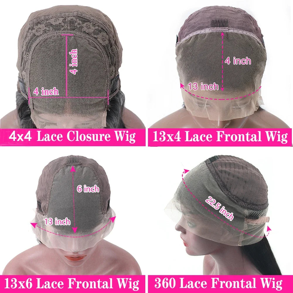 Chocolate Brown Straight 13x4/13x6 HD Lace Front Wig 30/36 Inch