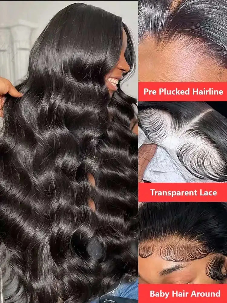 Body Wave Wear & Go Glueless Wig – 40/42 Inch | 250% Density HD Lace Front