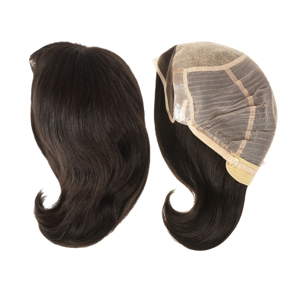 European Virgin Hair Straight Short Lace Front Wig – French Lace