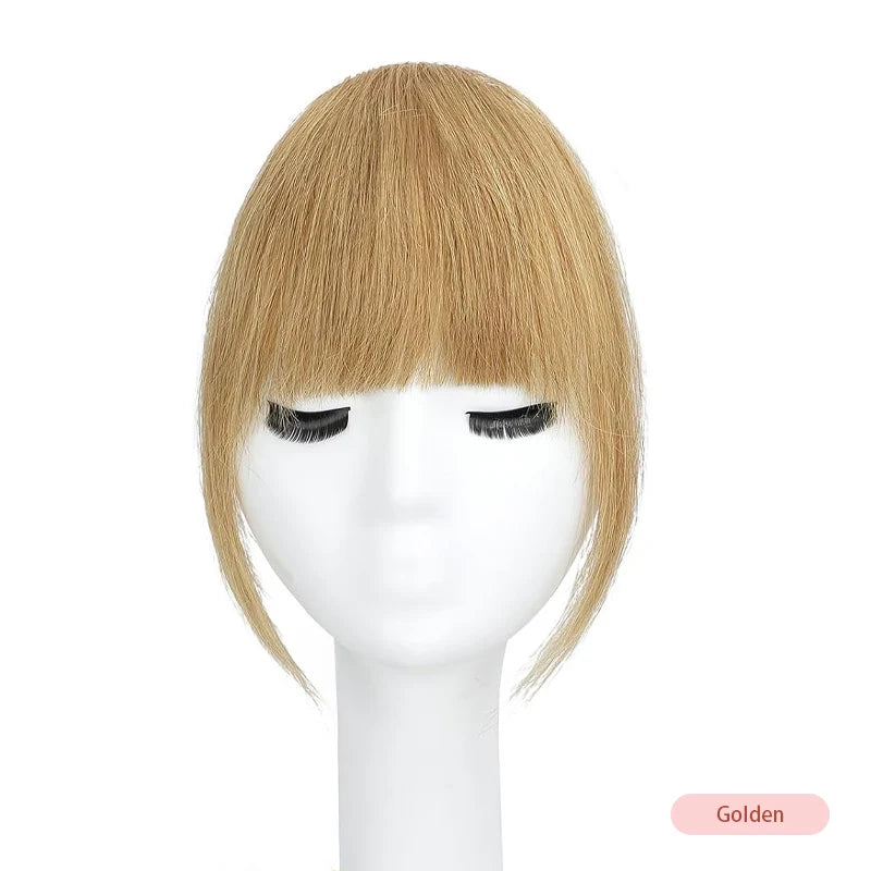 Invisible Air Bangs Clip-In Hair Extension – 100% Human Hair Fringe