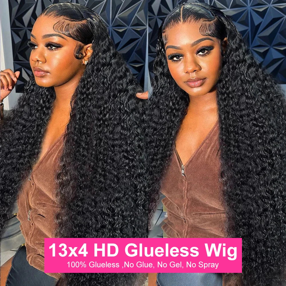 Water Wave Glueless 13x6 HD Frontal Wig 250%