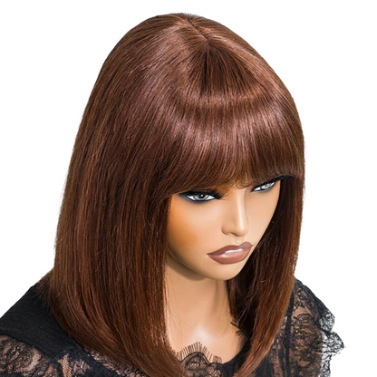 Cleo | Straight Bob Lace Wig – 3x1 T-Part | Multiple Colours | Peruvian Human Hair | 8–14 Inch