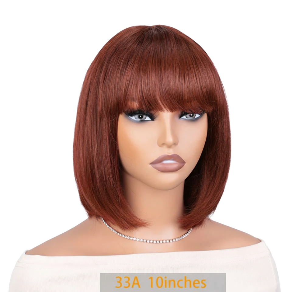 Cleo | Straight Bob Lace Wig – 3x1 T-Part | Multiple Colours | Peruvian Human Hair | 8–14 Inch