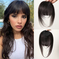 Platinum Blonde Air Fringe Bangs Clip-In – 4.5 Inch | 100% Remy Human Hair