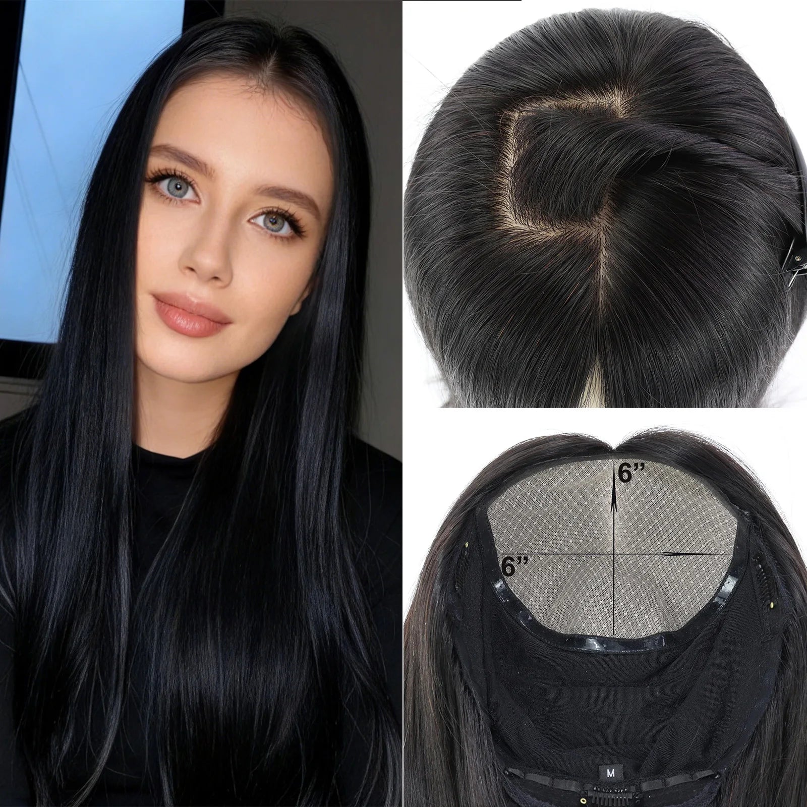 Silk Top 6x6 PU Front Remy European Straight Wig