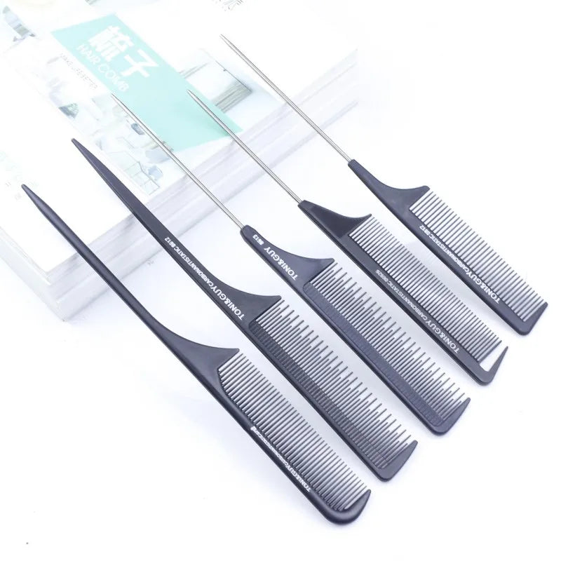 Carbon Fiber Spike Tail Comb – Professional Wig & Hair Styling Comb
