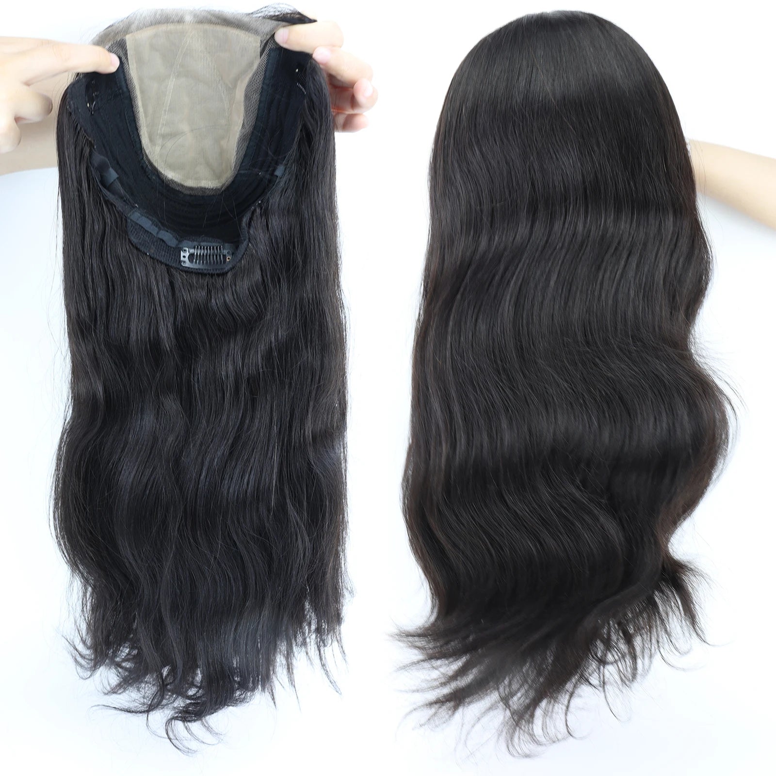 Body Wave Silk Base Wig with PU Front Lace – 150% Density