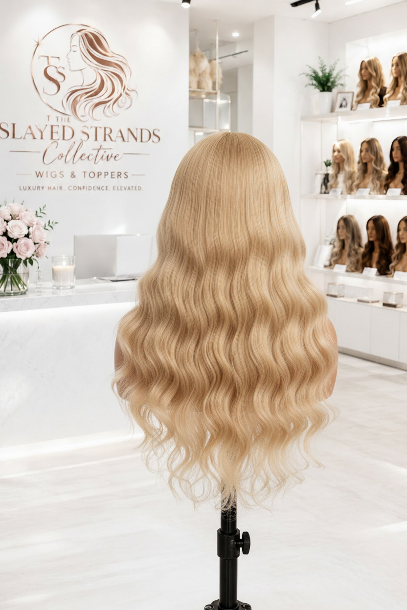 Solène | 613 Honey Blonde Body Wave Lace Front Wig – 13x4 / 13x6 HD Lace | Brazilian Remy Human Hair | 200% & 220% Density | 16–36 Inch
