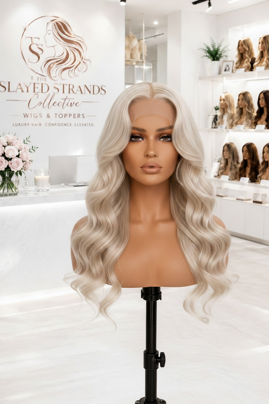 Lumière | 613 Blonde Body Wave Lace Front Wig – 13x4 / 13x6 HD Lace | 180–200% Density | 18–38 Inch