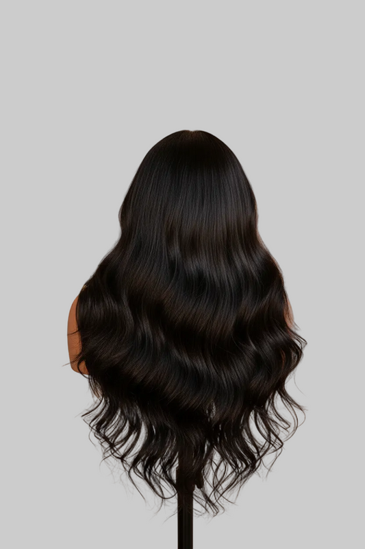 Luna | Loose Wave HD Lace Front Wig with Curtain Bangs – 13x4 | Remy Human Hair | 16–24 Inch