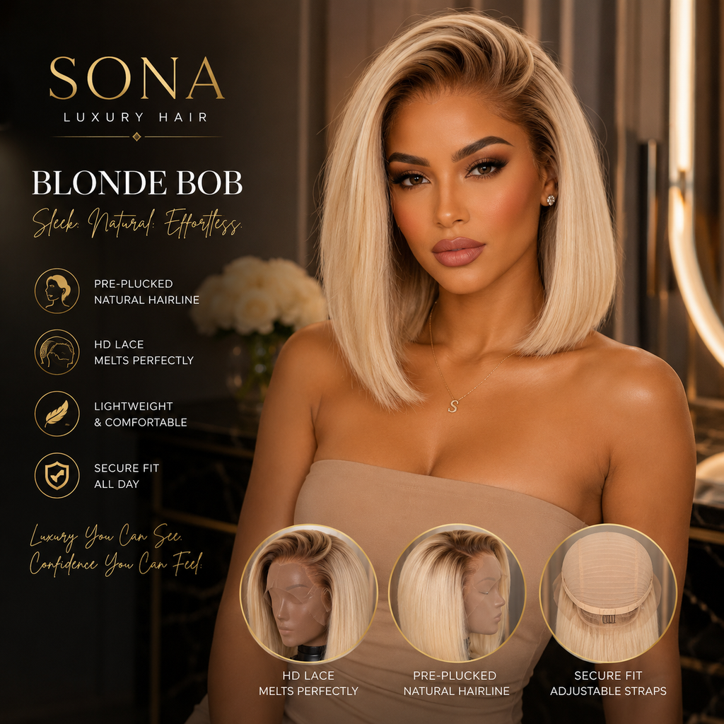 Silver White Ash Blonde Short Bob 13x6 Lace Front Wig