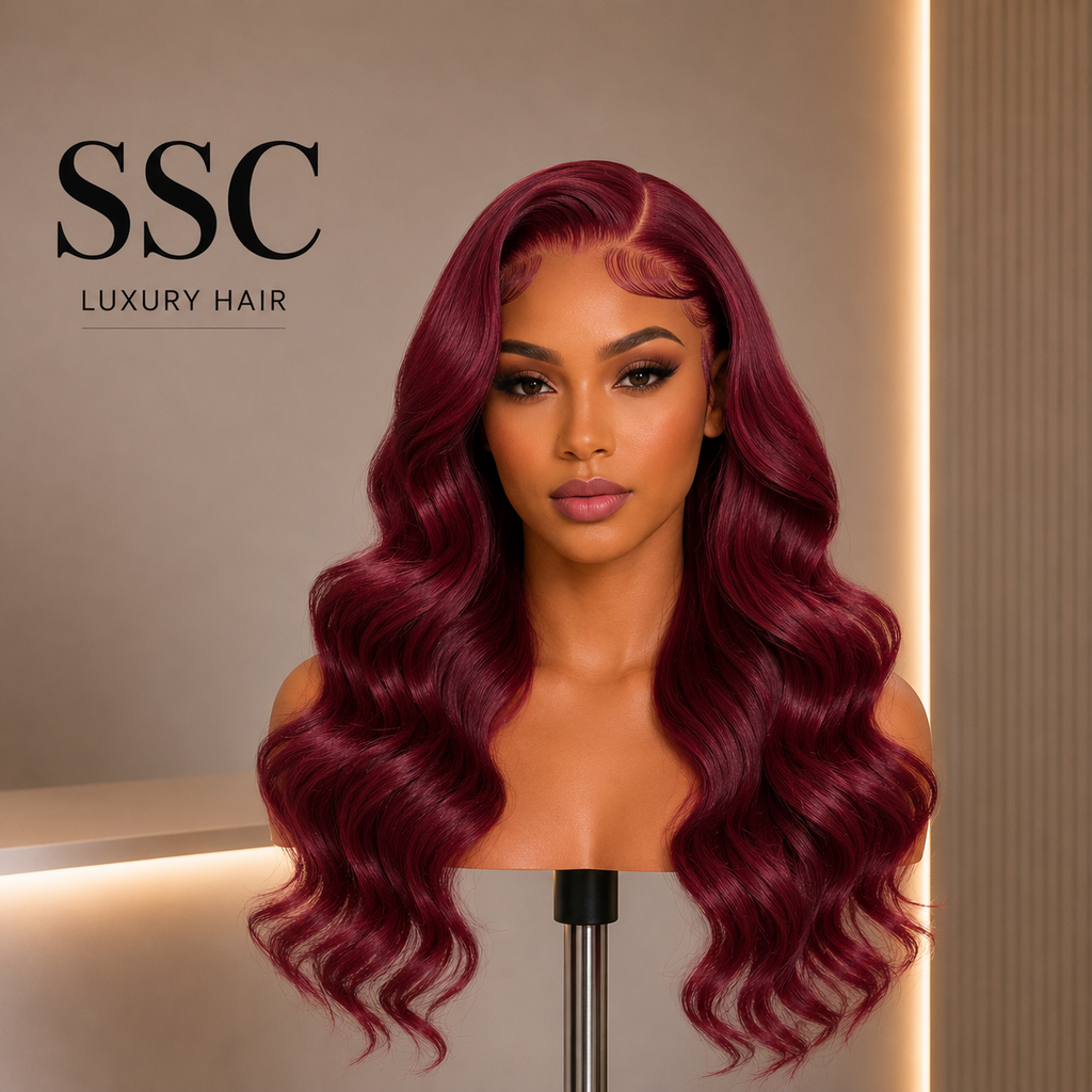 99J Burgundy Body Wave 13x6/13x4 HD Lace Front Wig 220%