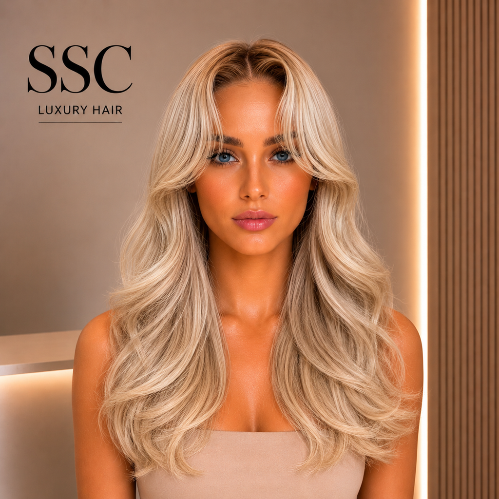 Ombre Ash Honey Blonde 13x6 HD Lace Front Wig