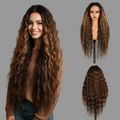 6×4 Lace Front Wig |  5 Colours!! Curly | Pre-Cut Glueless | Wear & Go | 30"